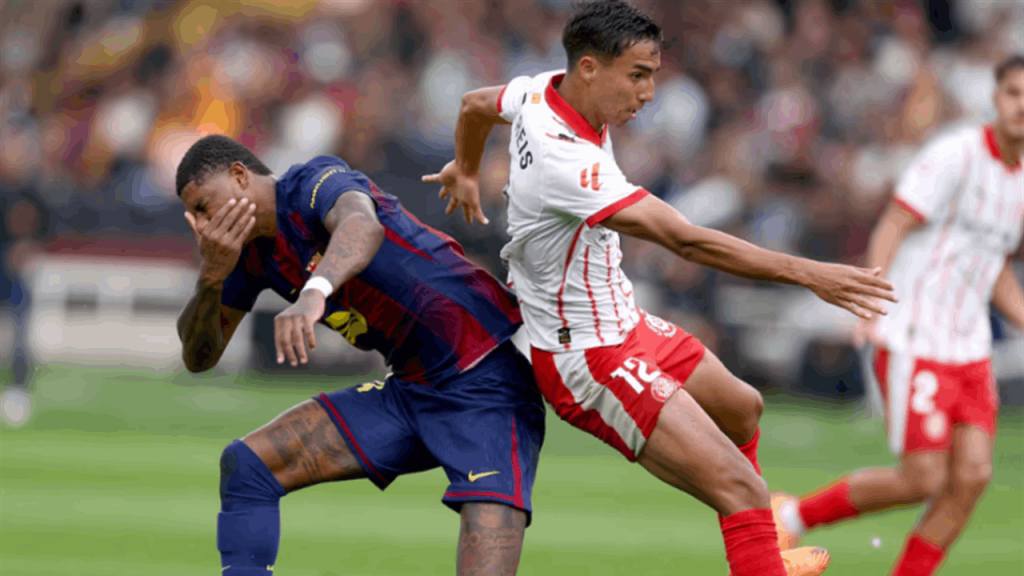 برشلونة يخطف فوزاً من جيرونا بشق الأنفس