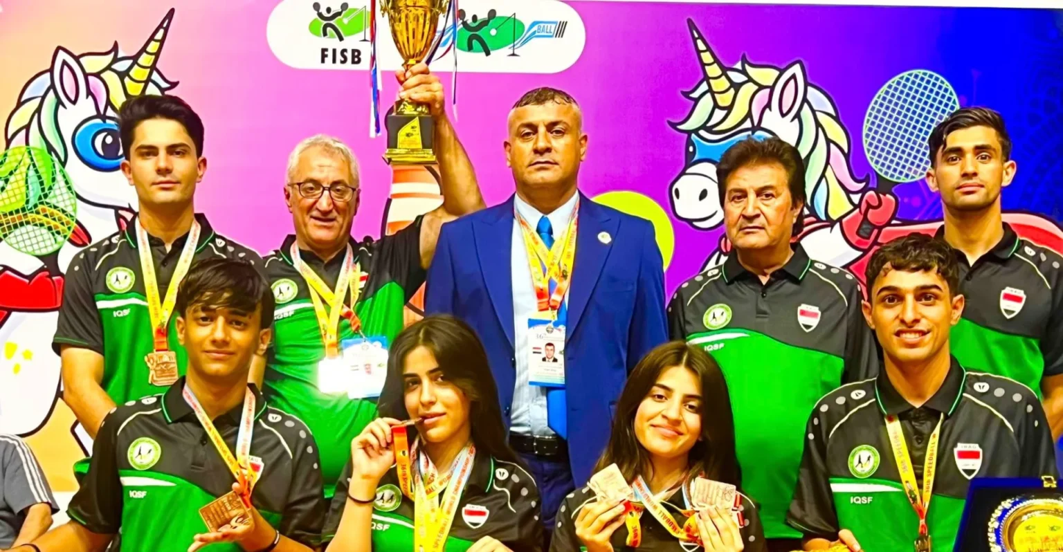 العراق يحتل المركز الثالث عالميًا بعشر ميداليات ملونة في سباق السرعة