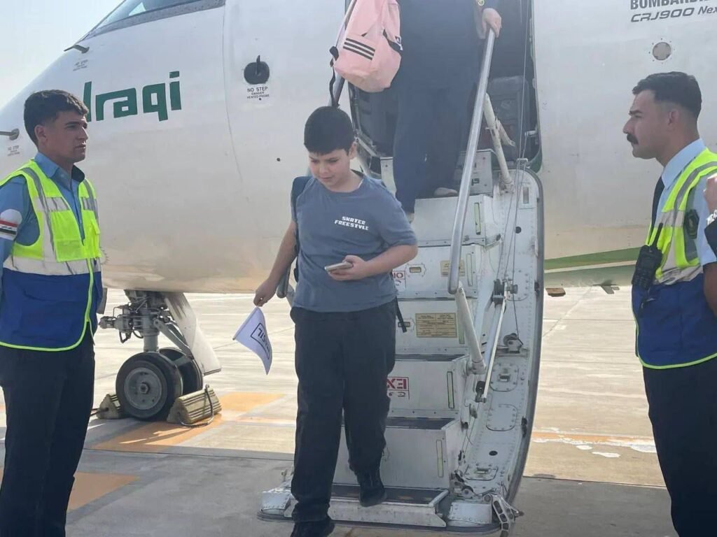 بدء أولى رحلات الطيران الداخلي من مطار الموصل الدولي بعد الانتهاء من أعمال التأهيل