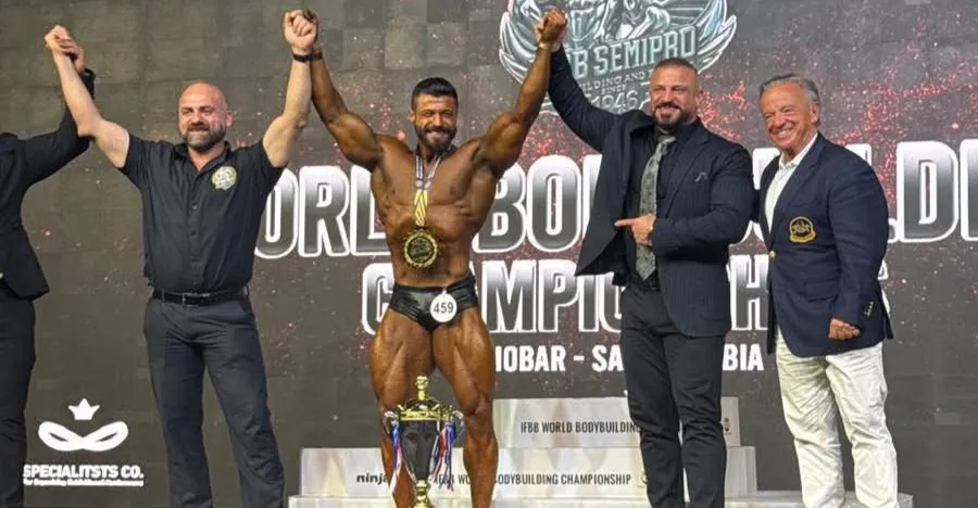 Iraqi Crowned World Champion in Classic Physique Championship in Saudi Arabia