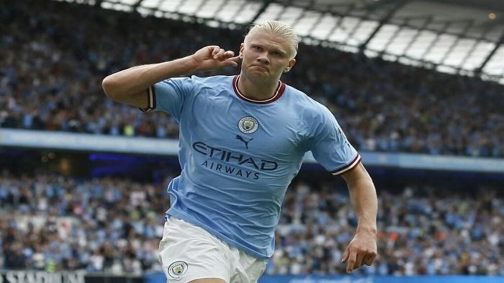 هالاند يتفوق على رقم رونالدو في الأهداف