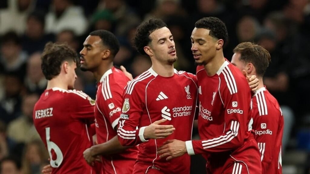 فوز ليفربول على توتنام في مباراة الذهاب