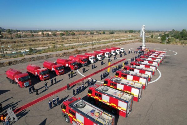 تحديث اسطول الدفاع المدني بواسطة طائرات وعجلات حديثة