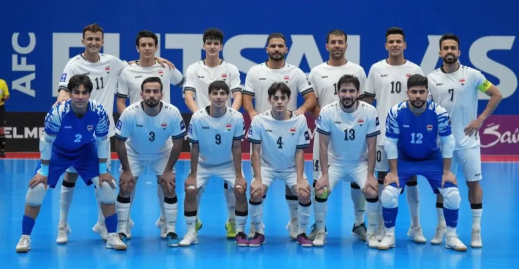 العراق يواجه تايلاند في ربع نهائي بطولة آسيا لكرة القدم داخل الصالات بحضور حكم عراقي