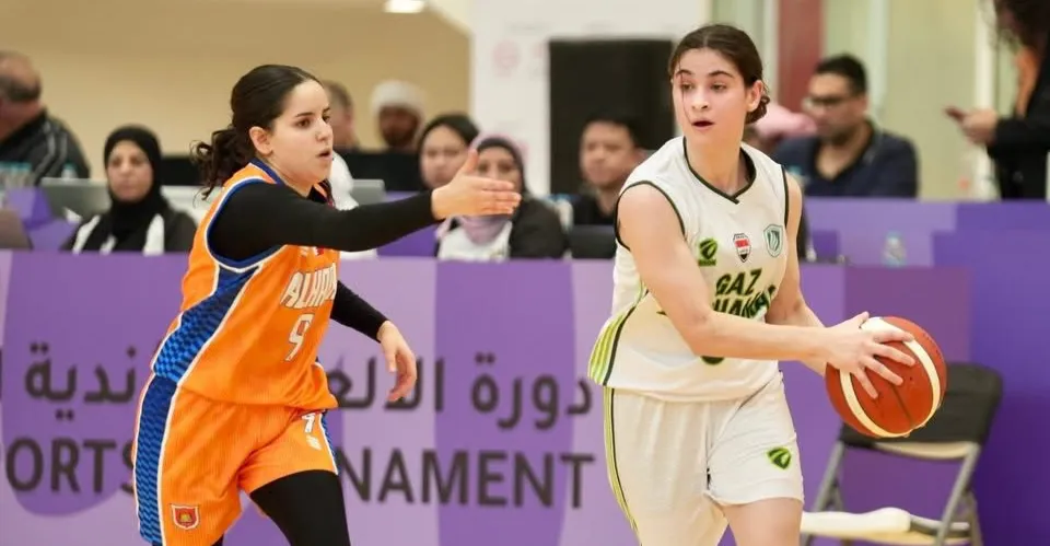 تألق فريق سيدات غاز الشمال في بطولة الأندية العربية للسلة على حساب الفريق البحريني “الحالة”