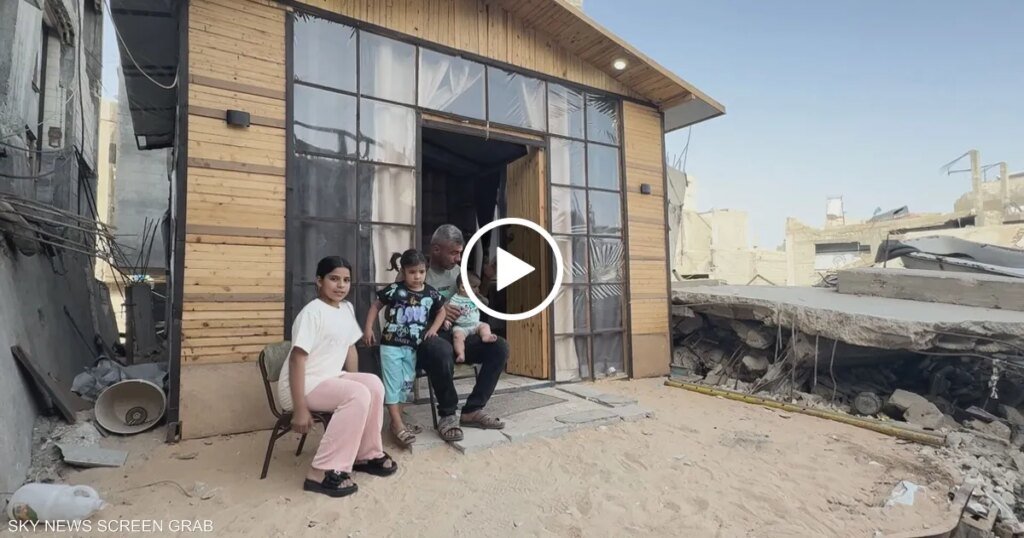 عامل بناء يستغل خبرته في بج,خلق منزلًا فوق أنقاض منزله