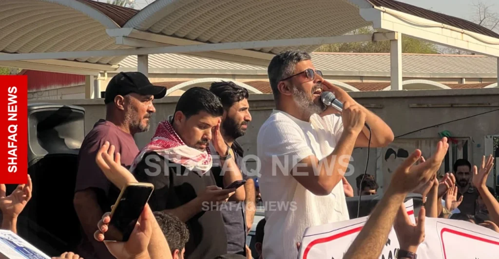 تظاهرات عمال تربية البصرة للمطالبة بالرواتب وتهديد بفضح أسماء الوافدين (فيديو)